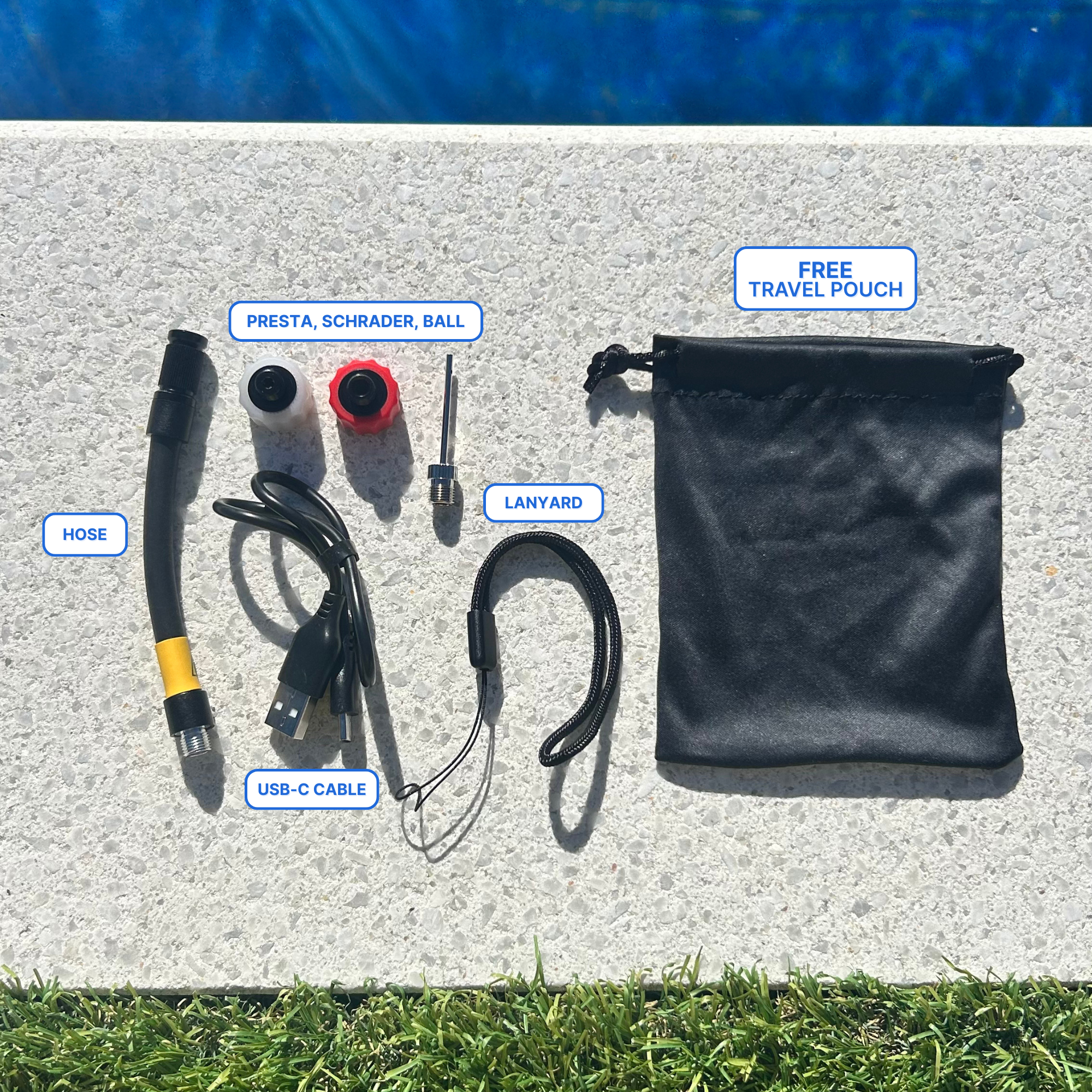 Inflato Mini™ | Compact Bicycle Air Pump